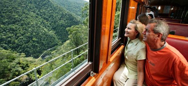 Inside Train - Kuranda Scenic Railway Inside Train - Kuranda Scenic Railway